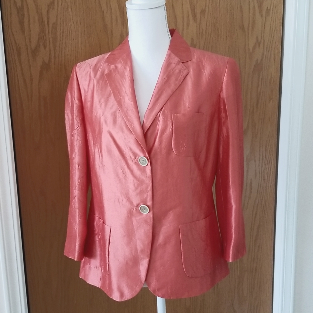 TALBOTS NWT Silk Blazer 10